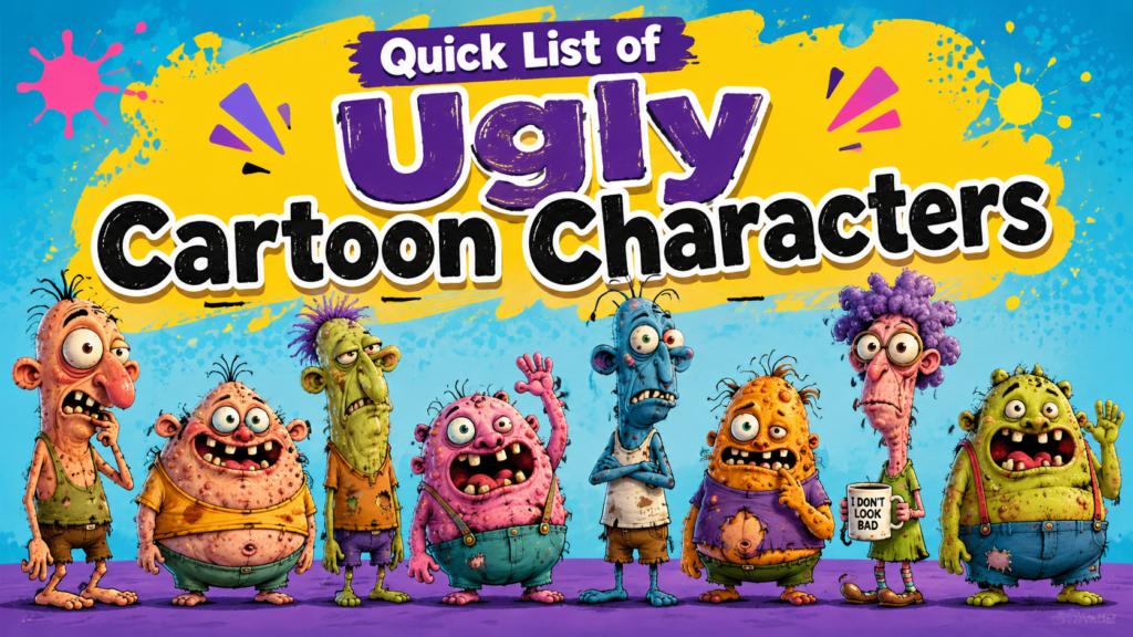 Ugly Cartoon Characters